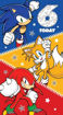 Picture of SONIC 6TH HAPPY BIRTHDAY CARD